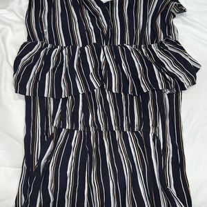 Strapless romper long